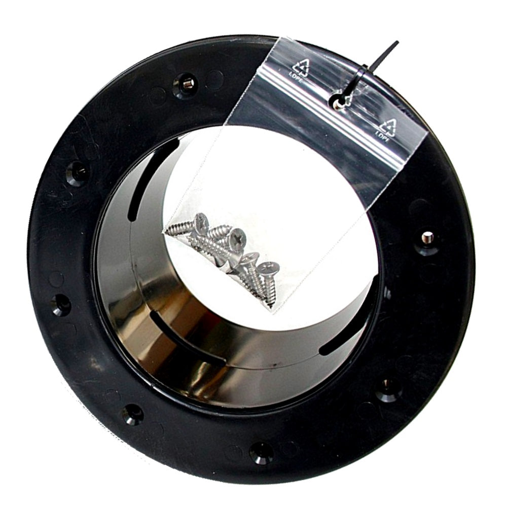 ABS Folienflansch Ø 40-110 mm mit Edelstahlschrauben