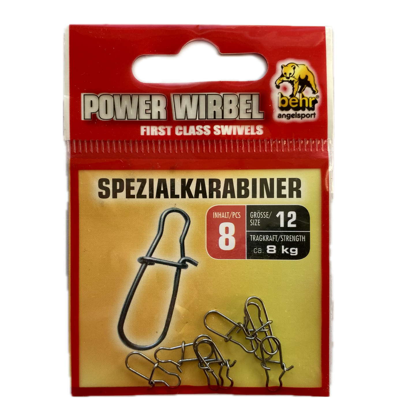 Behr Spezialkarabiner Spin Snap Größe 12 / Tragkraft 8 kg