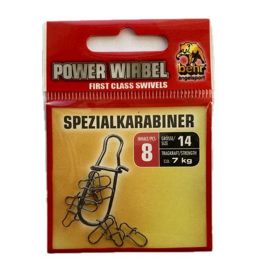Behr Spezialkarabiner Spin Snap Größe 14 / Tragkraft 7 kg