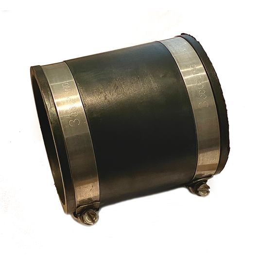 Flexible Doppelmuffe Ø 75-100mm aus EPDM Kautschuk