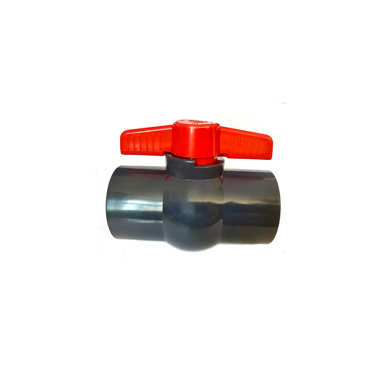 PVC-U Einklebekugelhahn Ø 20 mm mit 2 x Klebemuffen