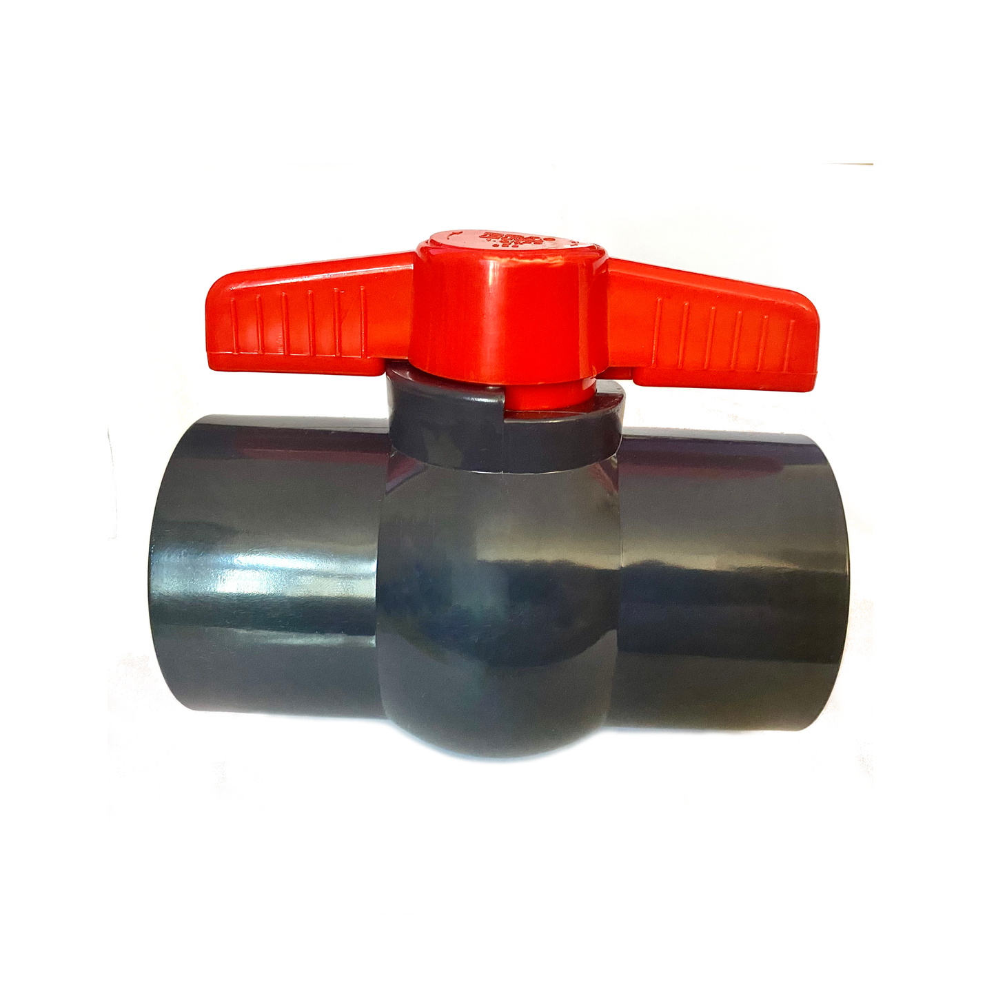 PVC-U Einklebekugelhahn Ø 40 mm mit 2 x Klebemuffen