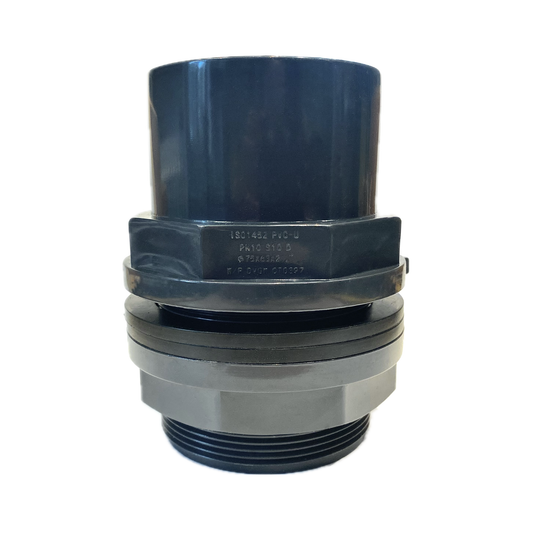 PVC-U Tankdurchführung Ø 63 mm 75x63x2 1/2“