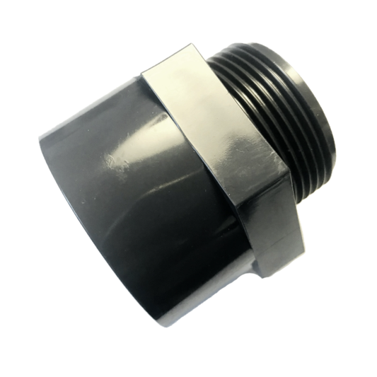 PVC-U Übergangsmuffe Ø 20 - 110 mm Klebemuffe auf Außengewinde (AG)