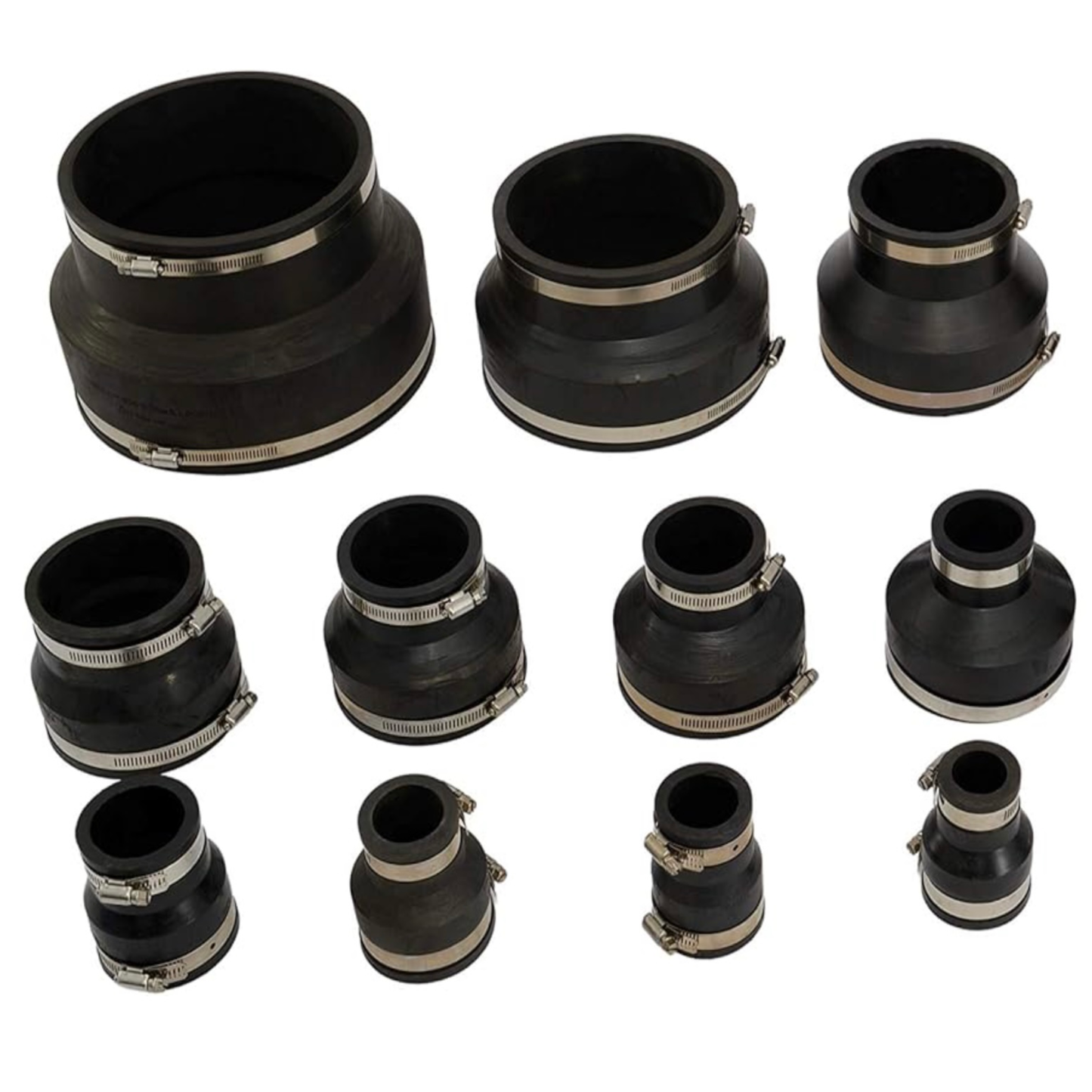 flexible Rohr Reduzierung Ø 32-100 mm aus EPDM-Kautschuk