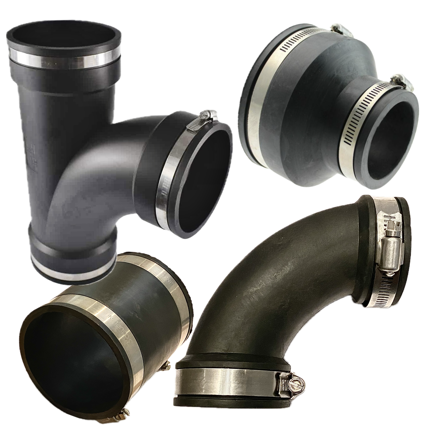 flexible Rohr Fittings aus EPDM