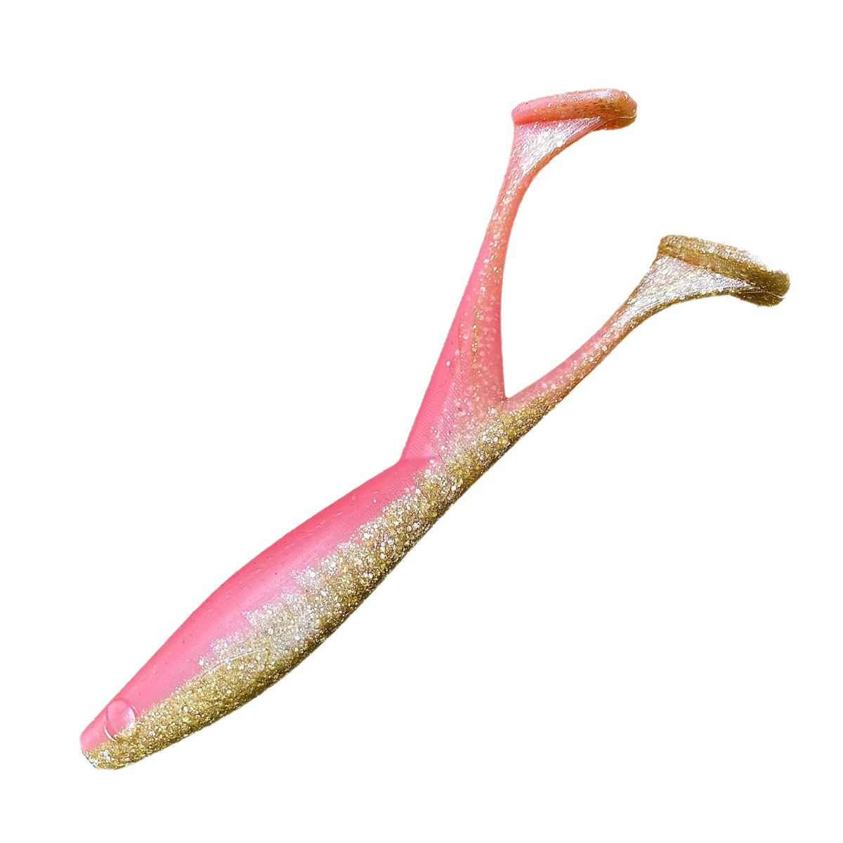 LIST Baits Double Shad (10 cm) / 4 Stück / Pink Diamond UV-Aktiv / aromatisiert