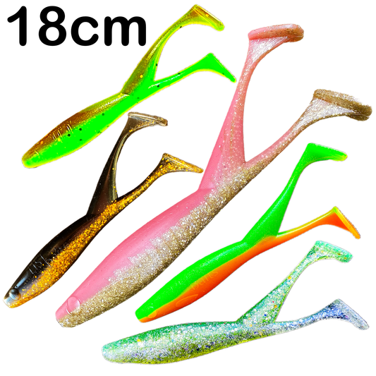 LIST Baits Double Shad Jumbo (18 cm) / 1 Stück / 17 Farbvarianten UV-Aktiv / aromatisiert