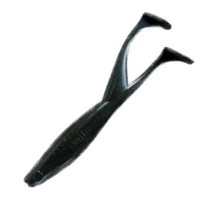 LIST Baits Double Shad Jumbo (18 cm) / 1 Stück / Black Mamba UV-Aktiv / aromatisiert