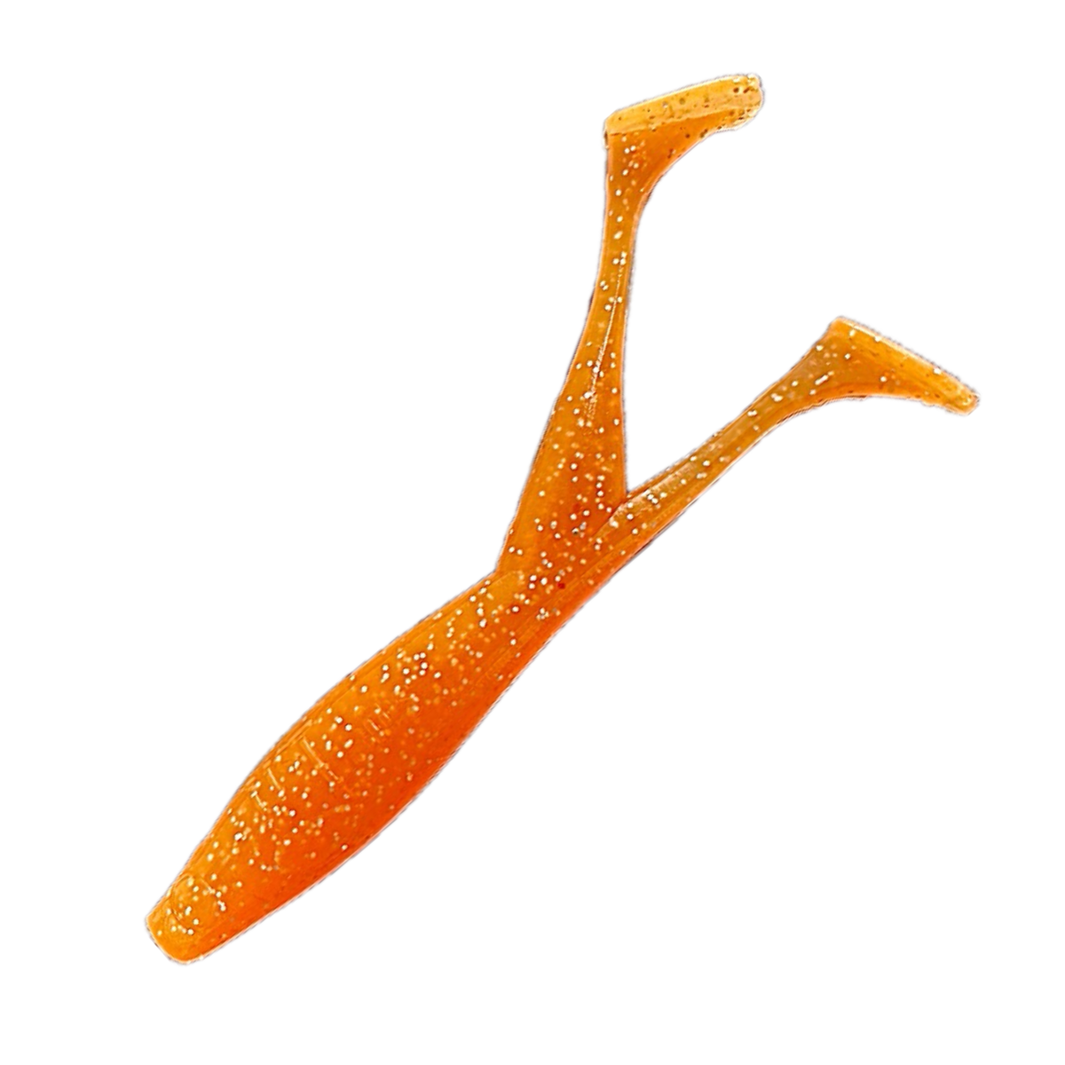 LIST Baits Double Shad Jumbo (18 cm) / 1 Stück / Funky Orange UV-Aktiv / aromatisiert