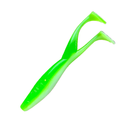 LIST Baits Double Shad Jumbo (18 cm) / 1 Stück / Green Poison UV-Aktiv / aromatisiert
