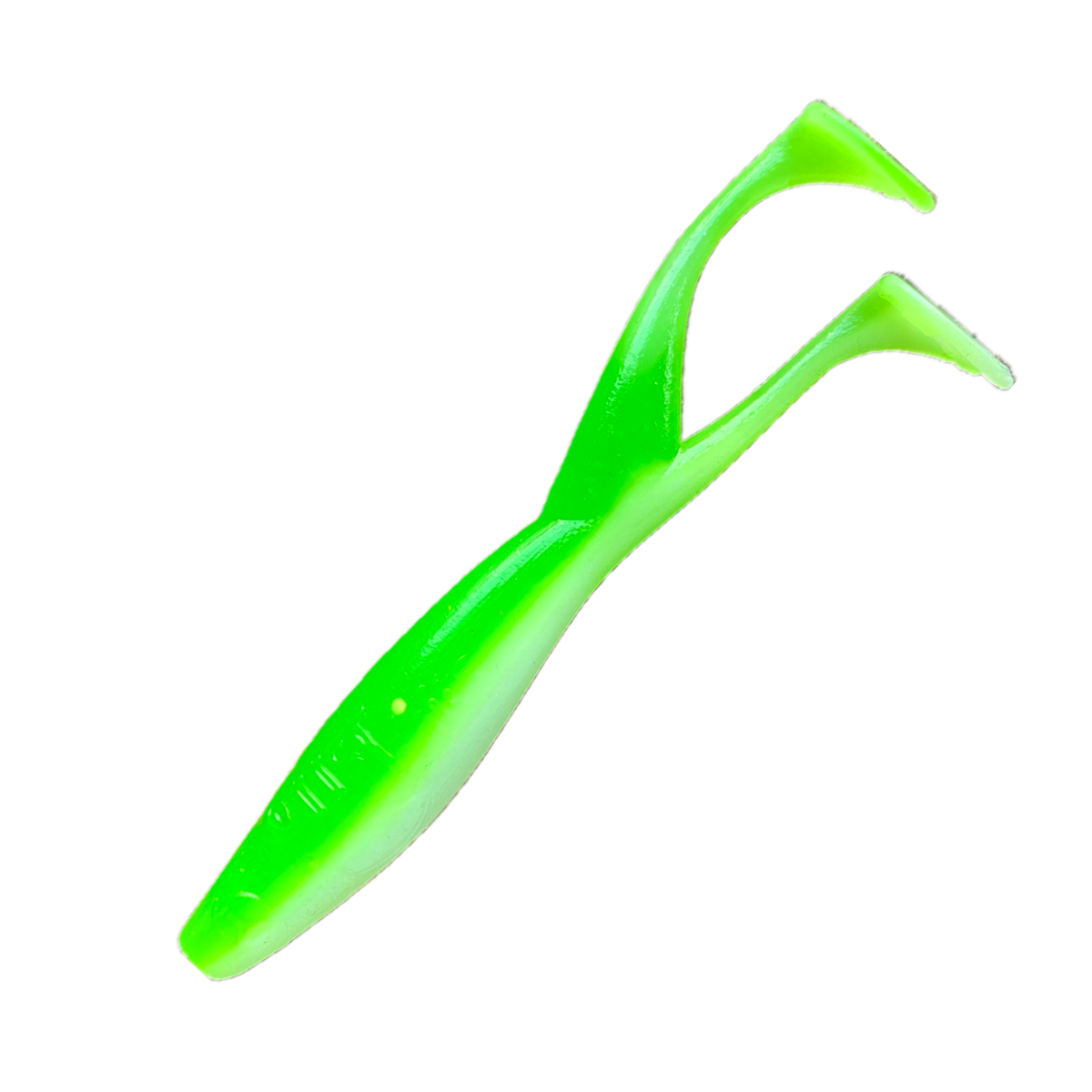 LIST Baits Double Shad mini (6,5 cm) / 5 Stück / Green Poison aromatisiert / UV-Aktiv