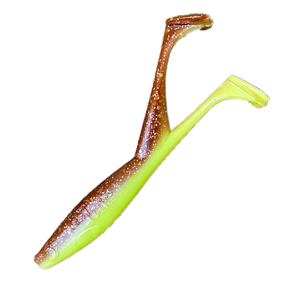 LIST Baits Double Shad mini (6,5 cm) / 5 Stück / Wasabi aromatisiert / UV-Aktiv