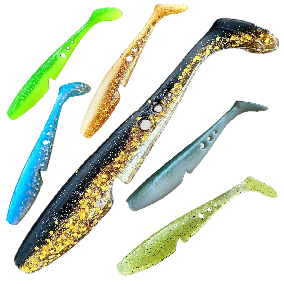 LIST Baits Pipper Shad (11 cm) / 28 Farbvarianten aromatisiert / UV-Aktiv