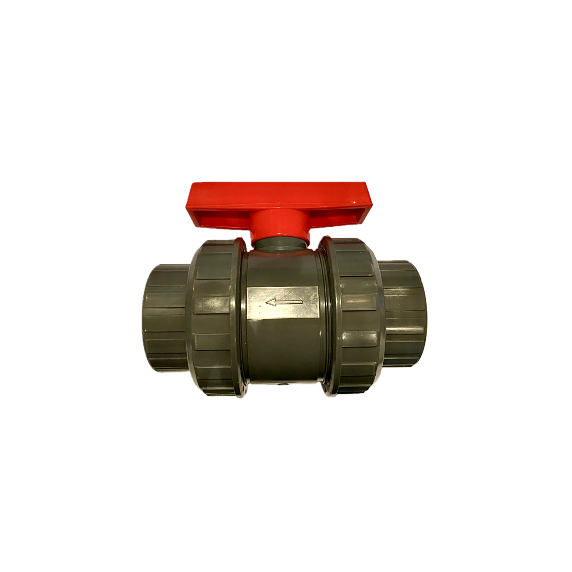 PVC-U Kugelhahn Budget Ø 25 mm mit 2 x Klebemuffe & 2 x Überwurfmutter