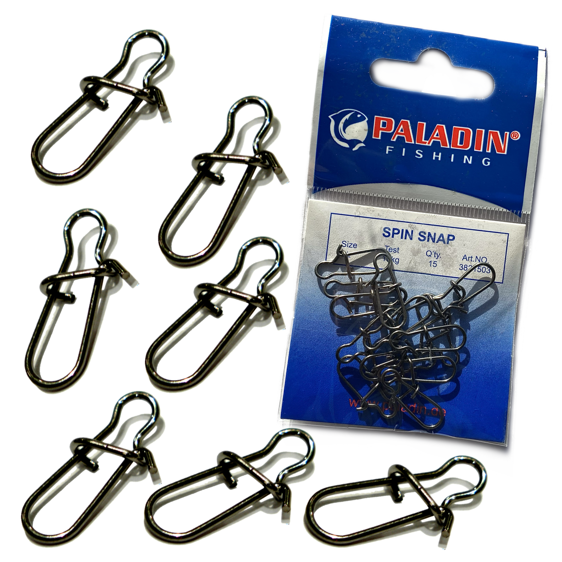 Paladin Spin Snap Einhänger Größe S-XL Tragkraft 7-22 kg / 15 Stück