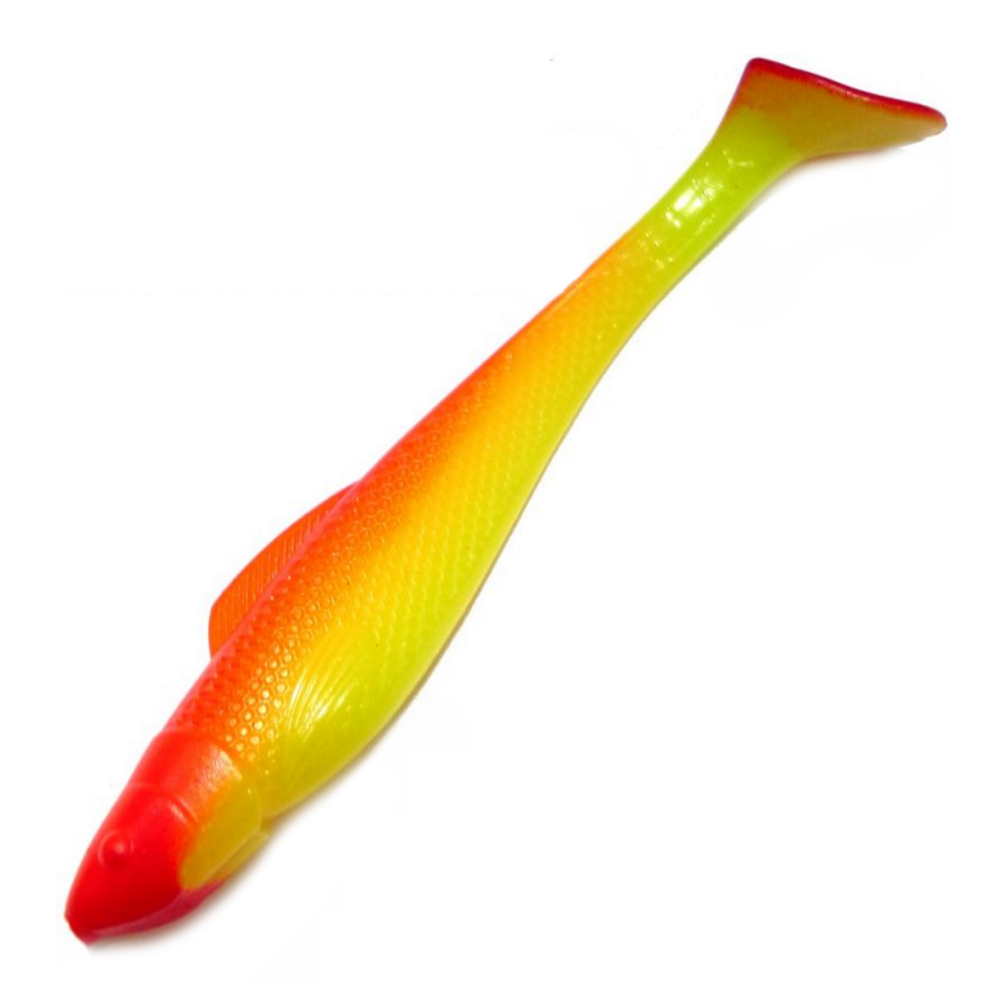 Relax Ohio Shad S103-R Fluogelb Orange RT / Silk Orange Red Tail