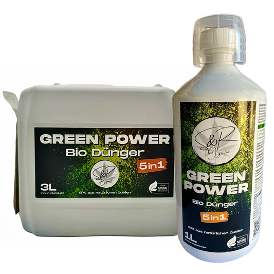 Green Power 5in1 Bio Dünger 1 & 3 Liter von S&R Organics