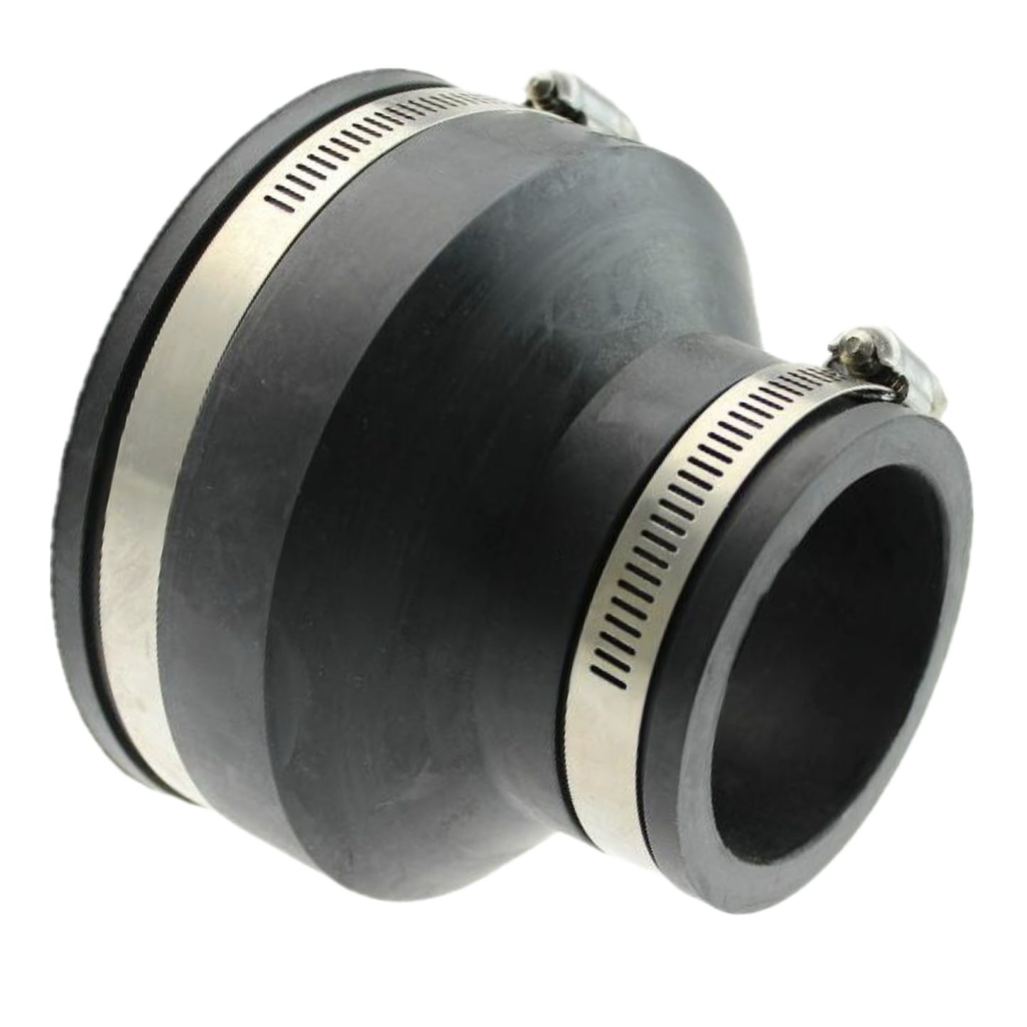 flexible Rohr Reduzierung Ø 105-110 mm (4“) auf 45-50 mm (1 1/2“) oder 54-58 mm (2“) aus EPDM-Kautschuk