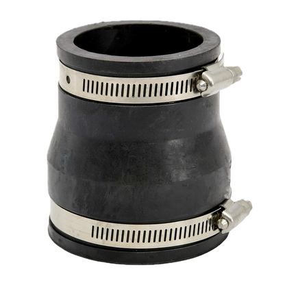 flexible Rohr Reduzierung Ø 105-110 mm (4“) auf 80-85 mm (3“) aus EPDM-Kautschuk