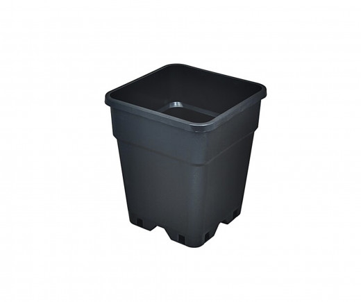 18 Liter Pflanztopf quadratisch 30x30x31cm Farbe Schwarz