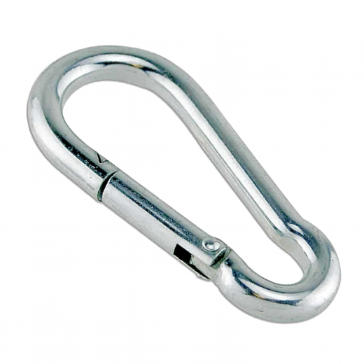 Stahlkarabiner 4x40mm zum aufhängen von LED Leuchten