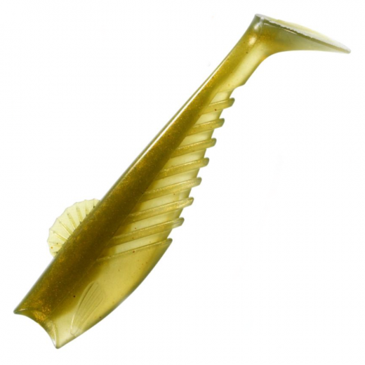 Berkley Power Bait Fat Ripple Shad Gummifisch 6 - 15cm Golden Green 2 Stück