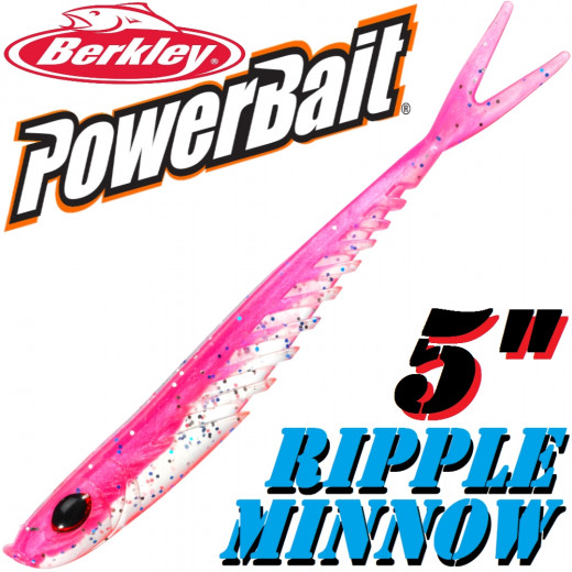 Berkley Power Bait Ripple Minnow /12,5cm  Pink Glitter 1 St.