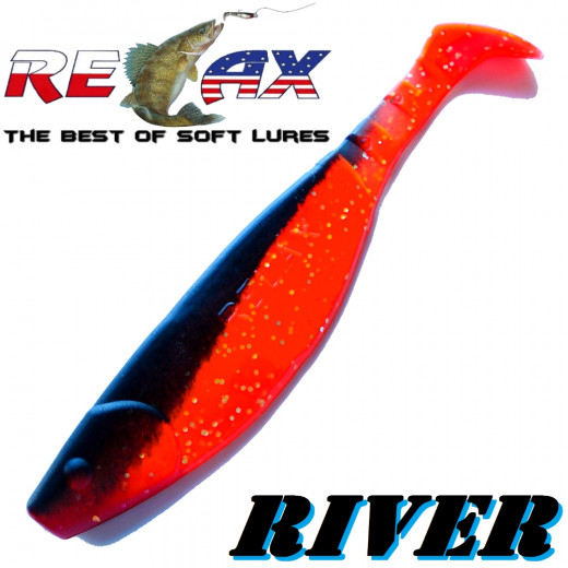 Relax Kopyto River 16,0 cm Orange Glitter Schwarz