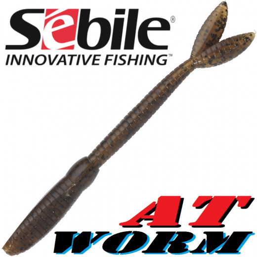 Sebile AT Worm Sinking Gummiwurm 178mm 15g Farbe SP71 6 Stück im Set All Terrain Köder