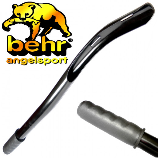Behr Mega Stick Boilie-Wurfrohr ca. 60cm für Boilies bis 25mm mit gummiertem Handgriff zum werfen von Boilies & Partikeln