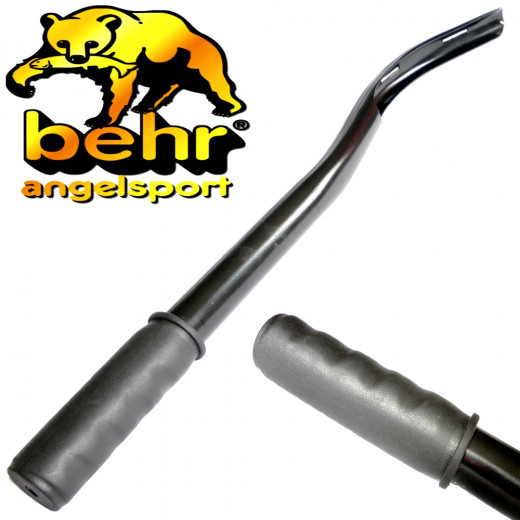 Behr Mega Stick Boilie-Wurfrohr ca. 60cm für Boilies bis 25mm mit gummiertem Handgriff zum werfen von Boilies & Partikeln