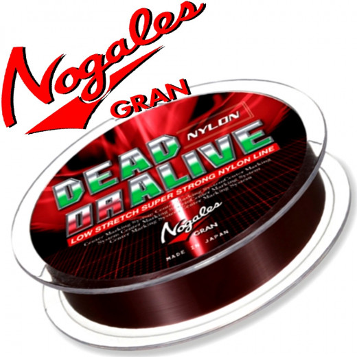 Gran Nogales Dead or Alive Nylon Hauptschnur mit 10lb - 4,54kg Tragkraft und 0,260mm Durchmesser