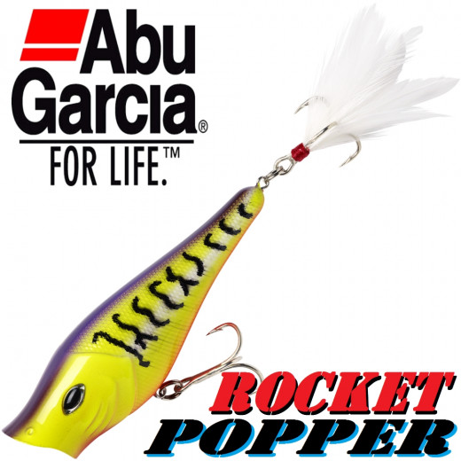 Abu Garcia Rocket Popper 7cm 10g Farbe Tiger Floating Oberflächenköder