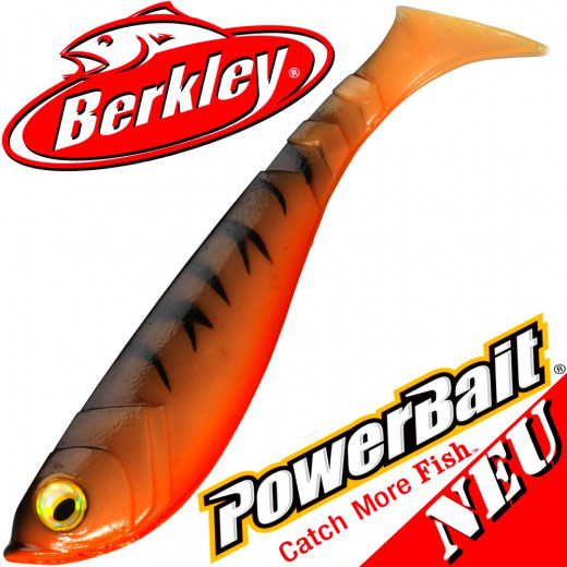 Berkley Power Bait Pulse Shad Gummifisch 14cm Tiger Prawn 2016 / 3 Stück im Set NEU 2016