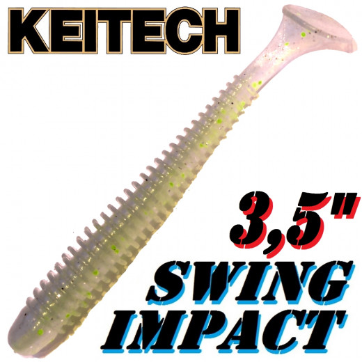 Keitech Swing Impact 3,5 Gummifisch 8,5cm Sexy Shad 8 Stück