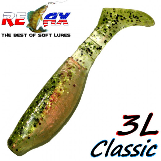 Relax Kopyto 3L Classic 3 Gummifisch 8cm Farbe Rainbow Trout II Softbait