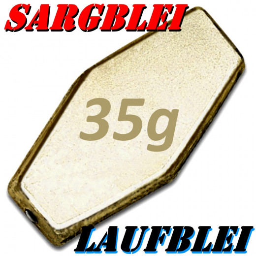 35g - Sargblei mit Loch