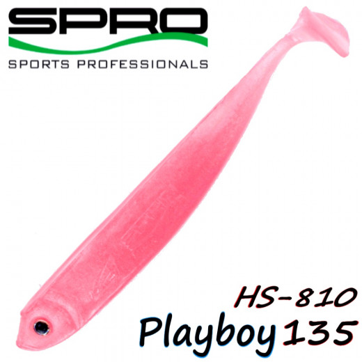 Spro HS Shads HS 810 Playboy 135 Gummifisch 135mm Farbe Pink Lady 4 Stück im Set