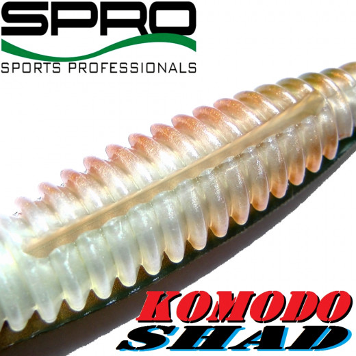 Spro Komodo Shad Gummifisch 6cm Farbe Camo Perch Swimbait 1 Stück Barsch & Zanderköder
