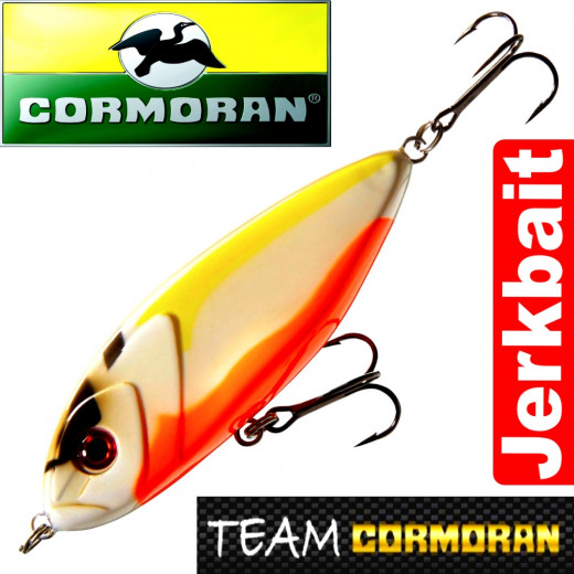 Team Cormoran Micro Jerkman Jerkbait 8,5cm Yellow Orange 22g Sinking