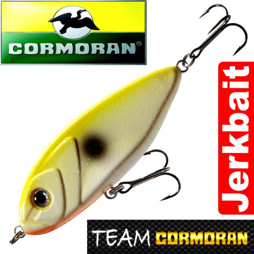 Team Cormoran Micro Jerkman Jerkbait 8,5cm Yellow White 22g Sinking