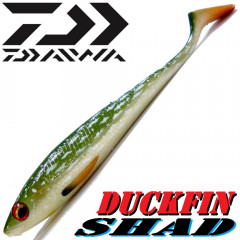 Daiwa Tournament Duckfin Shad Gummifisch 13cm Farbe Pike 5 Stück im Set Barsch & Zanderköder