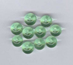 Glasperlen / grün / 10´er Pack für Texas & Carolina Rig 6mm