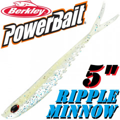 Berkley Power Bait Ripple Minnow 12,5cm Salty White 1 Stück