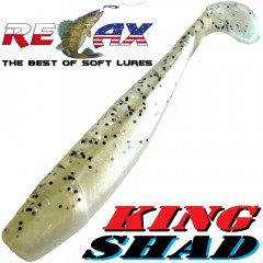 Relax King Shad Gummifisch ca. 11cm 4 Farbe Salt & Pepper Perl Zanderköder
