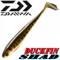 Daiwa Tournament Duckfin Shad Gummifisch 9cm Farbe Gründling 1 Stück Barsch & Zanderköder