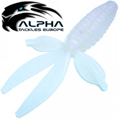 Alpha Tackles A-Factor Flat Crawdad 3,75 Pearl White 1 Stück Drop Shot & Finesse