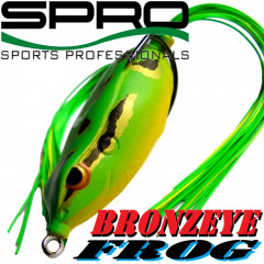 Spro BronzEye Frog 65 Frosch 6,5cm 17g Green Tree Topwater Bait / Krautköder