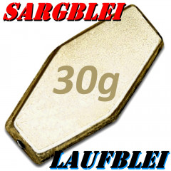 Sargblei Set / Laufblei Set 30g & 35g im Set - je 10 Stück = 20 Stück im Set ideal für Grundmontagen